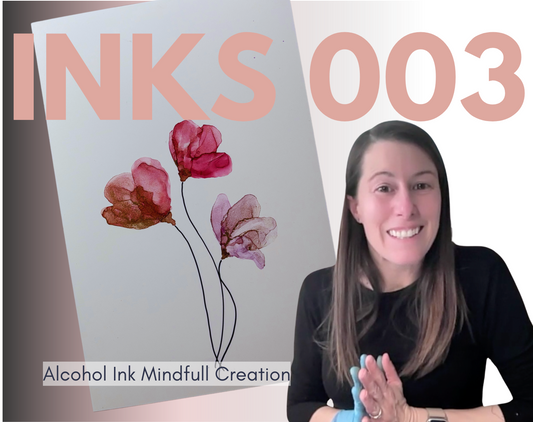 INKS 003 - Alcohol Ink Flower's Whispers