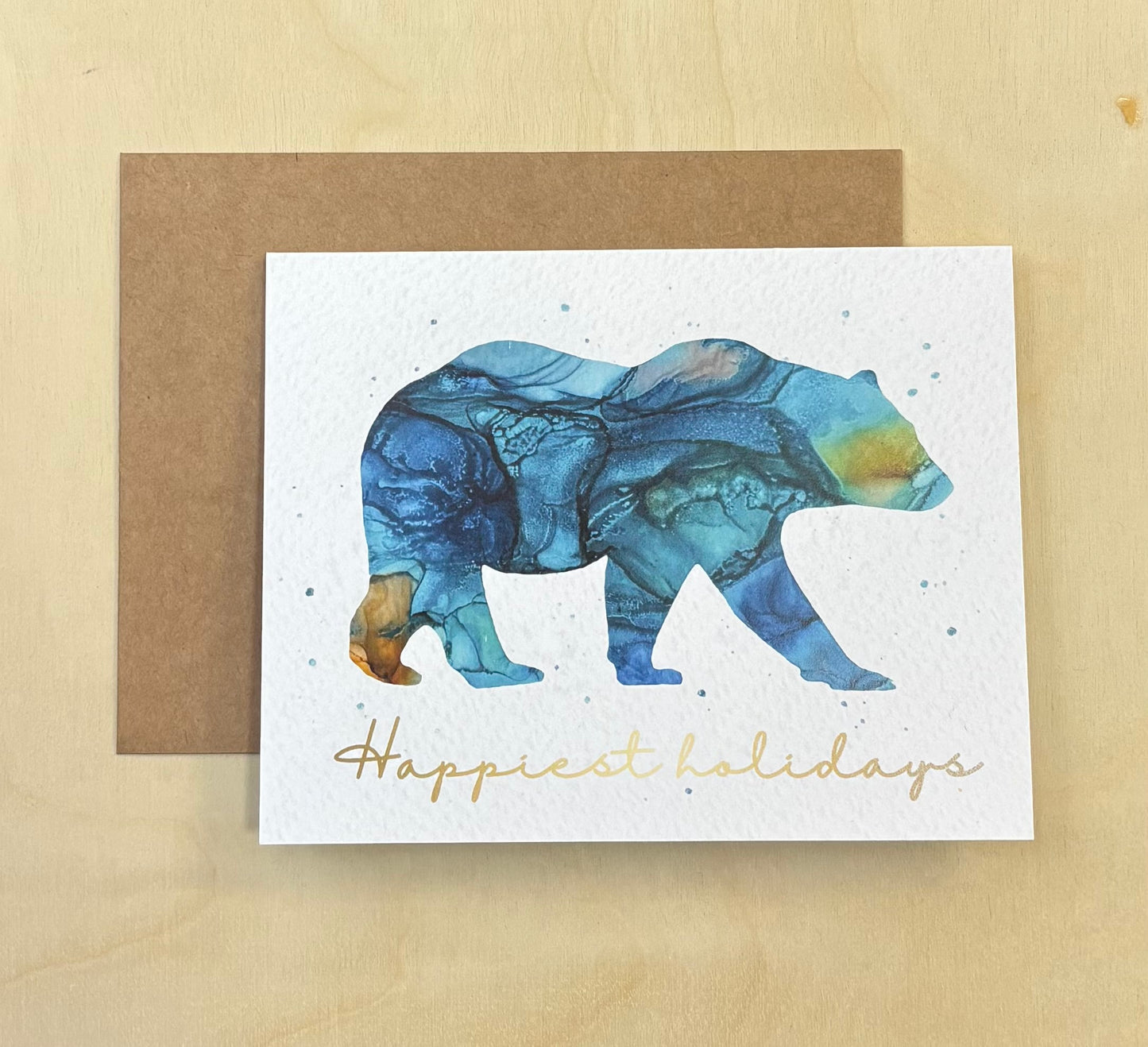Holiday Woodland Animal - greeting card