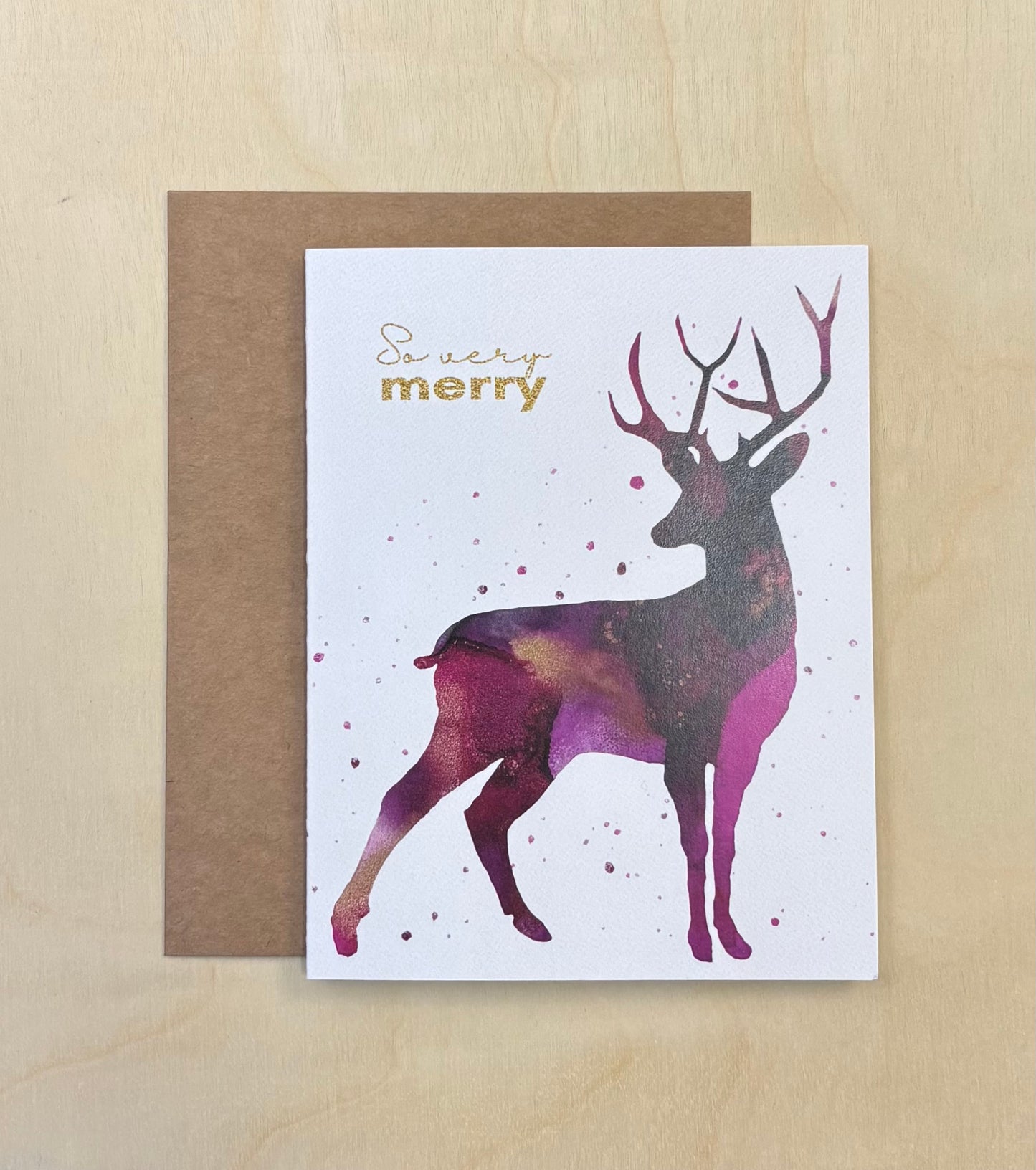 Holiday Woodland Animal - greeting card