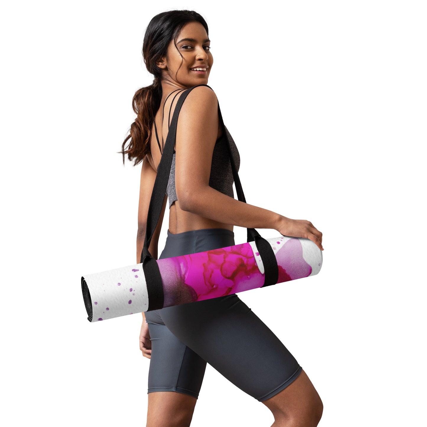 Pink Seahorse - Yoga mat