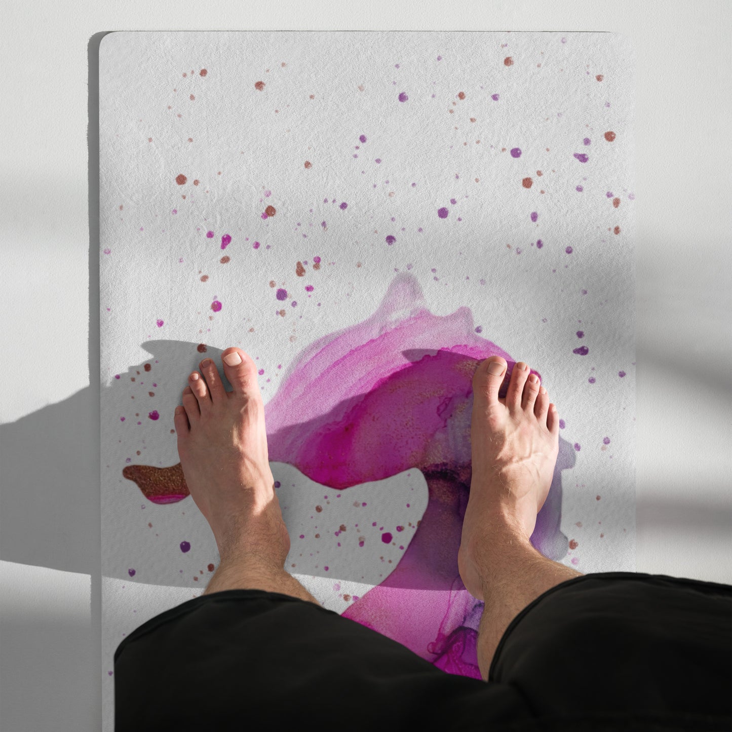 Pink Seahorse - Yoga mat