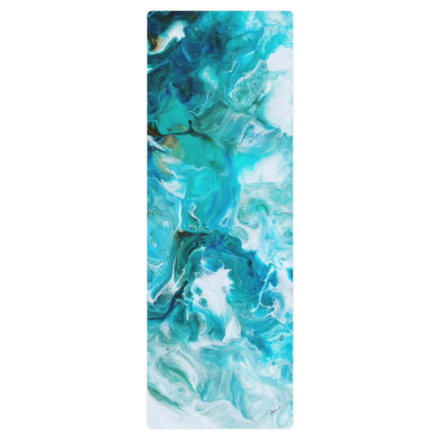 Ocean Waves Yoga Mat