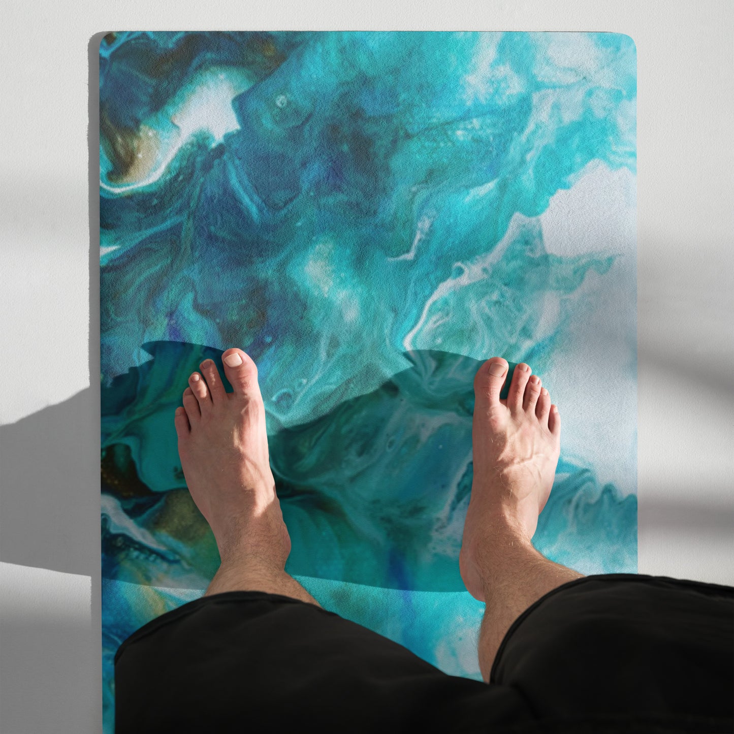 Ocean Waves Yoga Mat