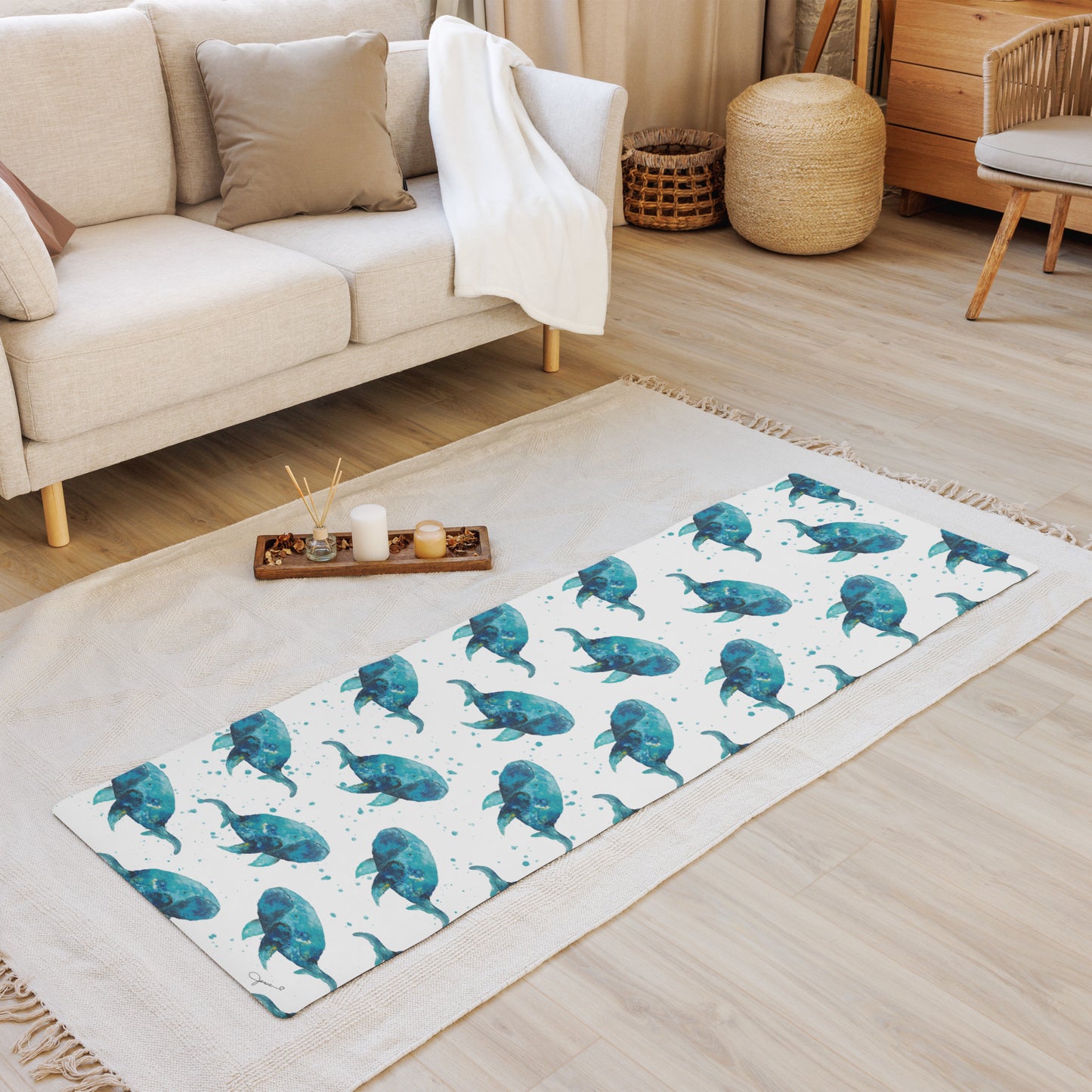 Whales - Yoga mat