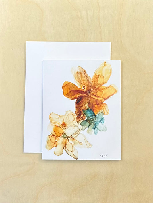 Orange Blossom - Greeting Card