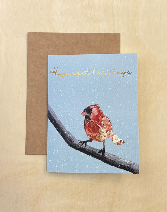 Holiday Woodland Animal - greeting card