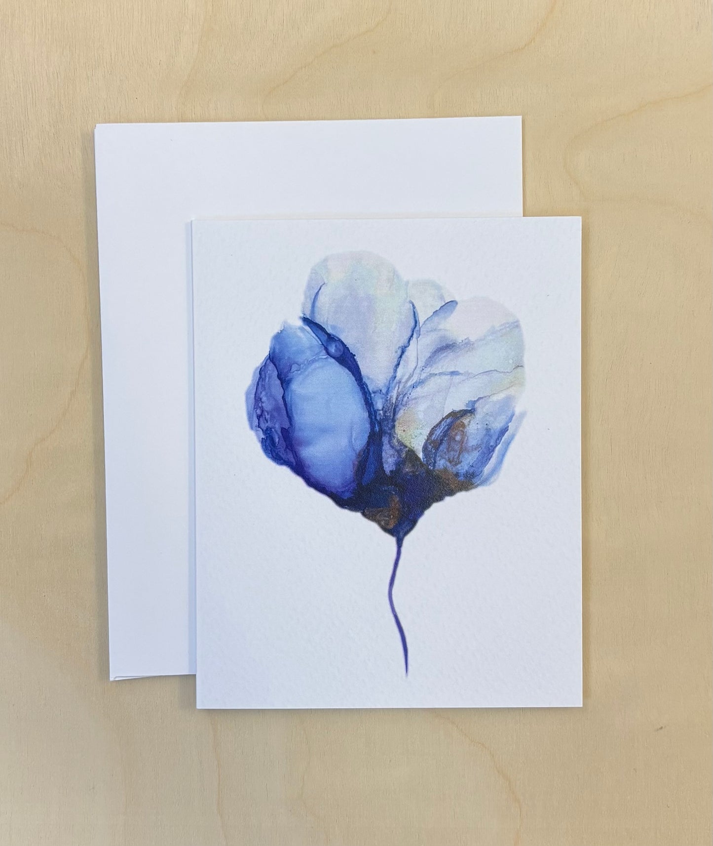 Fleur Bleue - Greeting Card