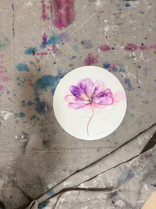 Quiet Grace - Original - 10" circle