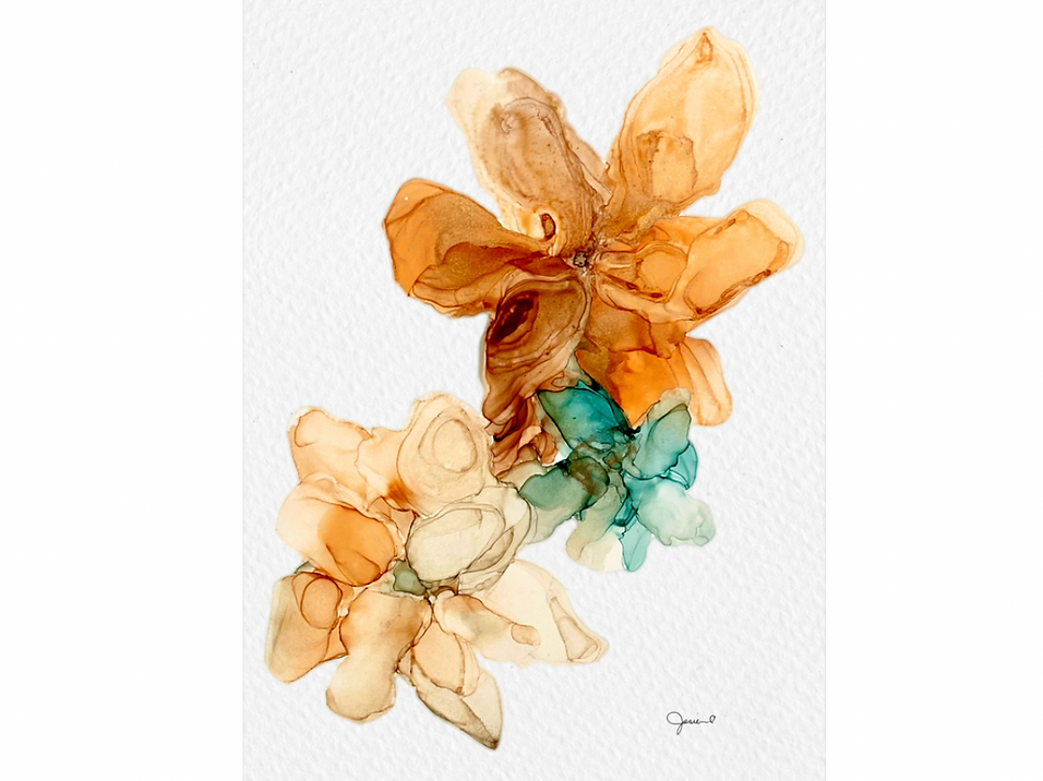 Orange Blossom - Greeting Card